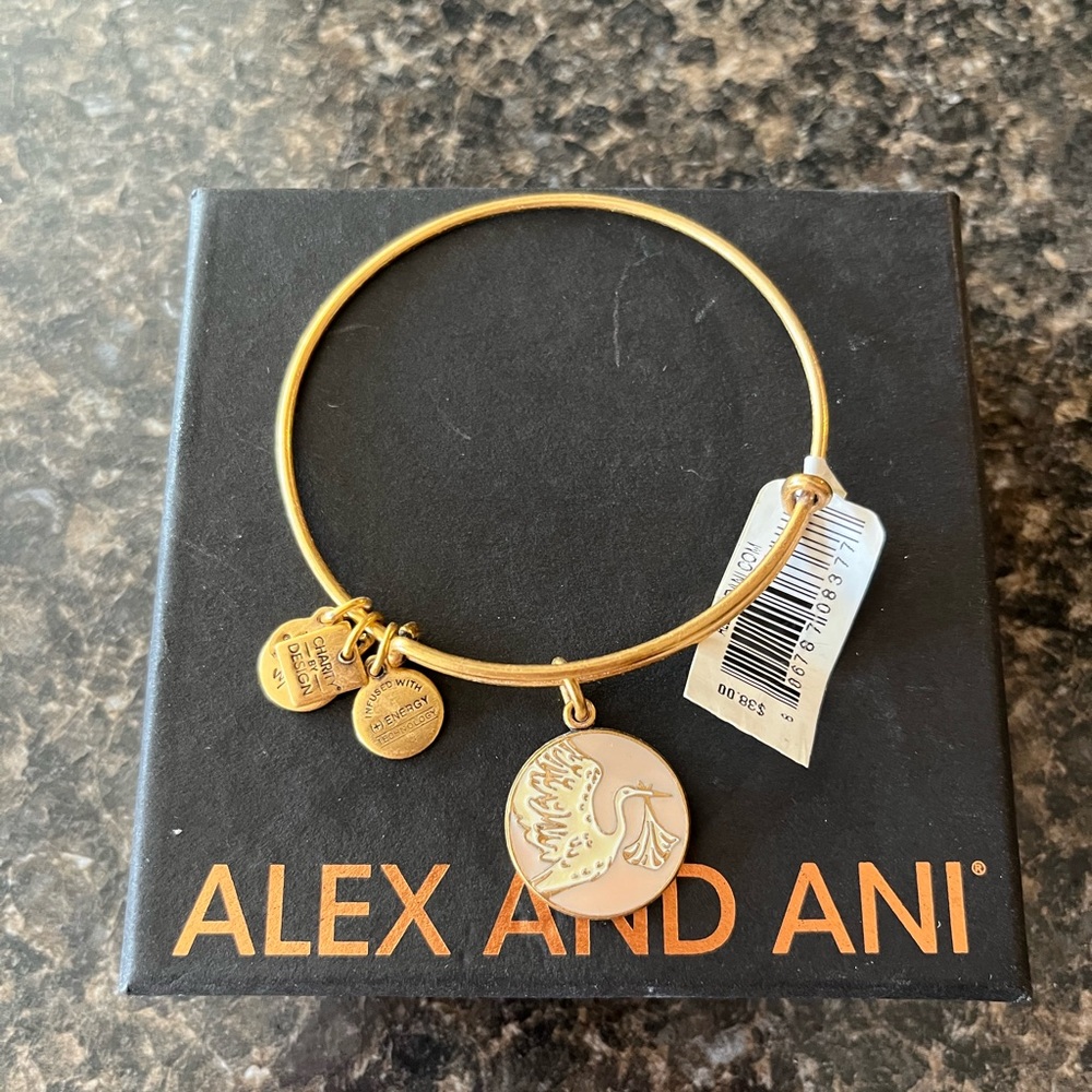 Alex & Ani Bracelet Special Delivery Pink Girl